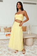 Enjoy Daylight Maxi Skirt Yellow