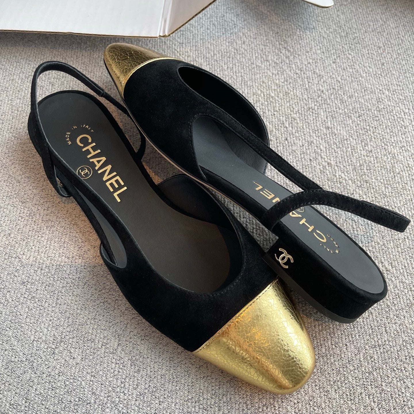 Chanel Bow Ballet Shoes #381461