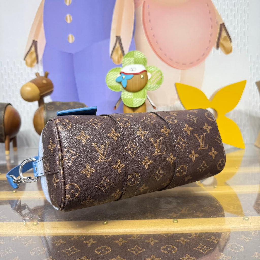 Louis Vuitton Keepall Bandoulière 25 Handbag In Miami Colors Monogram Glow Canvas Men's Crossbody Bag And Clutch Bags M28026 #196938