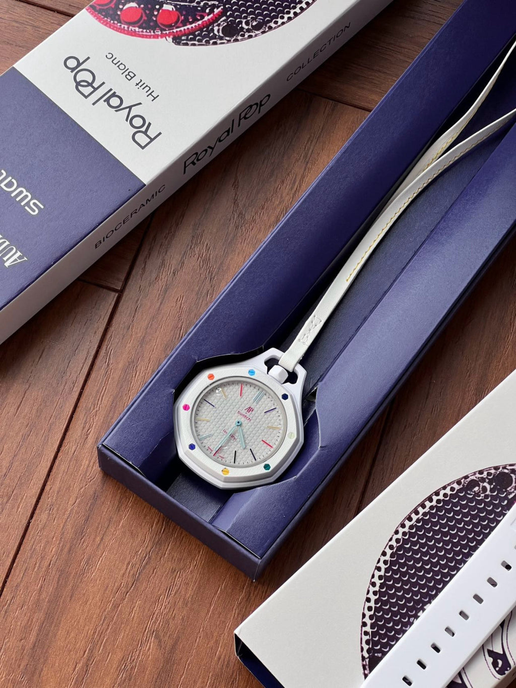 AUDEMARS PIGUET ¡Á SWATCH OTG ROZ Royal Pop Collection #385674