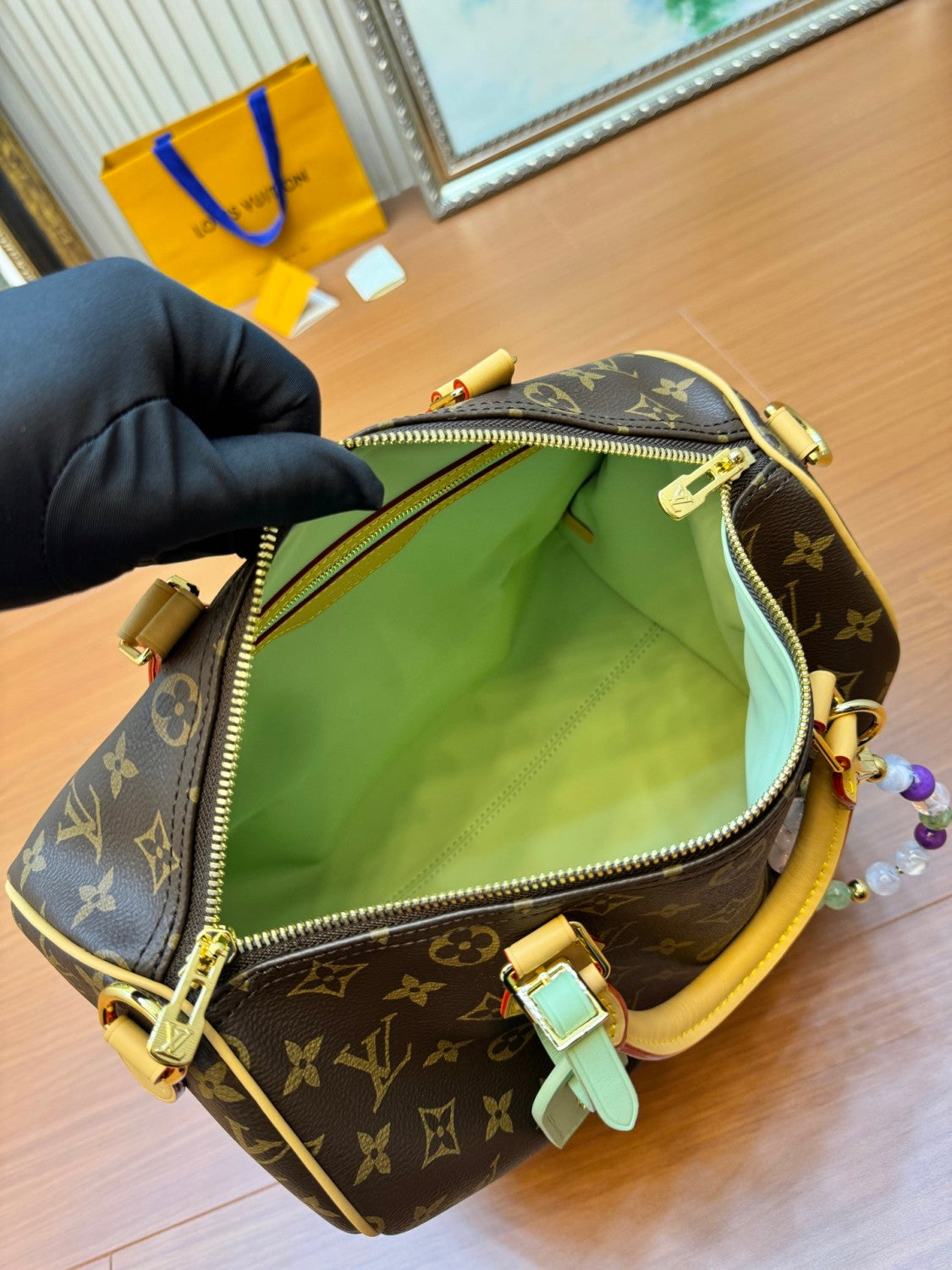 LOUIS VUITTON Special Offer Monogram Leather Bags Handbag #378342
