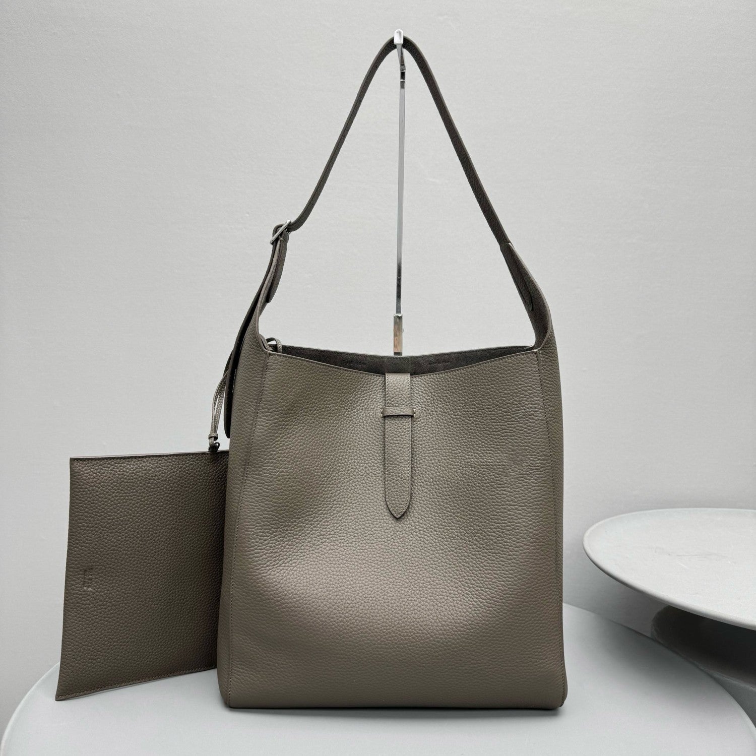 THE ROW Women's Fashion Solid Color Tote Leather Bucket Bag Bags Casual Handbag #75348