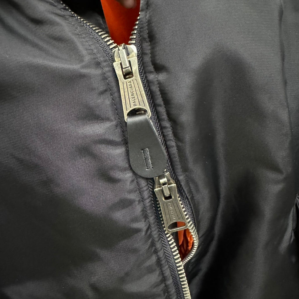 Balenciaga Men's Spring and Autumn Letter Logo Printed Zipper Hooded Long Sleeve Jacket #74698