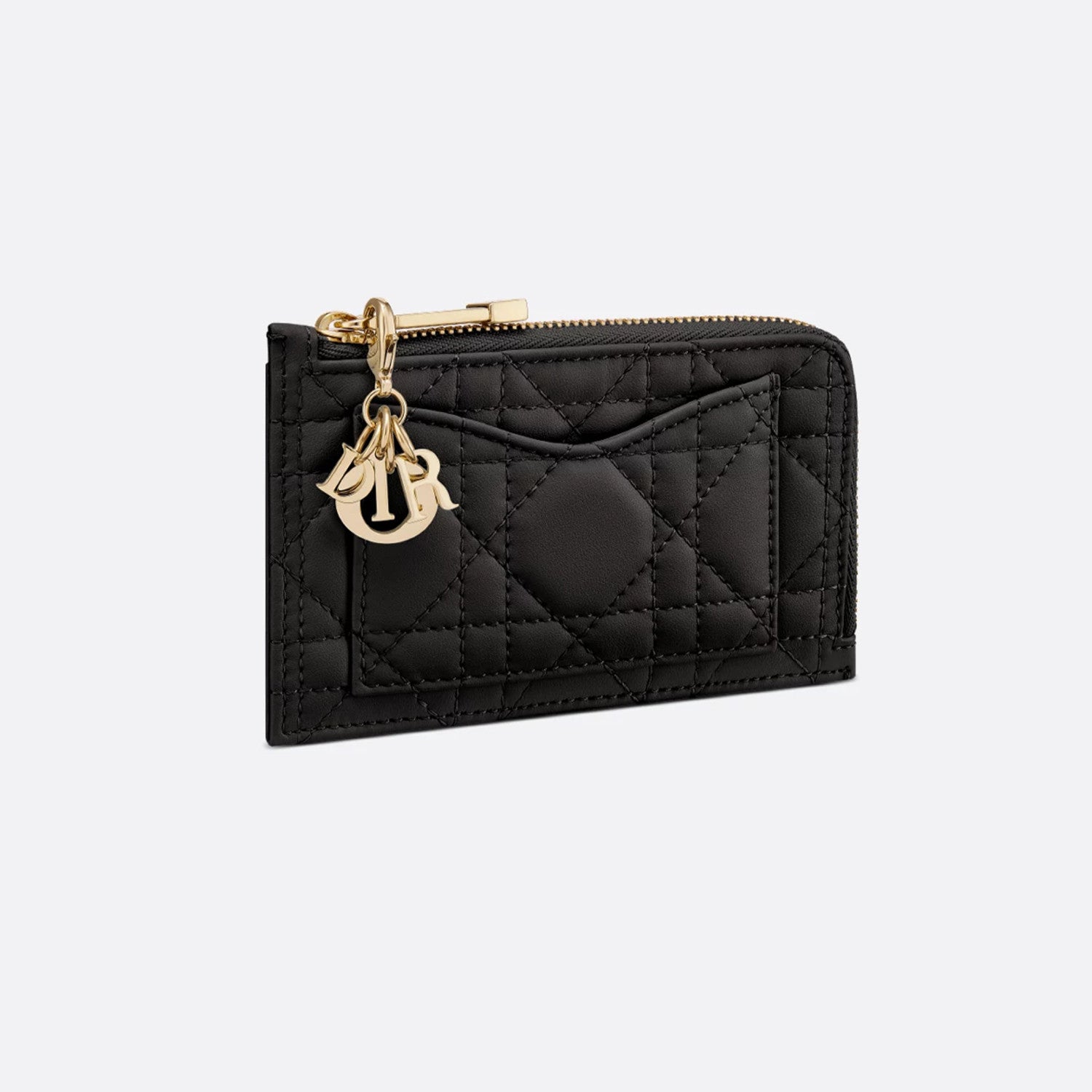 Dior Lady Dior Cosmos Zipped Card Holder Women's Fashion Temperament Logo Solid Colour Metal Decoration Card Case Card Holder Bag Bags S0965ONMJ  #81143