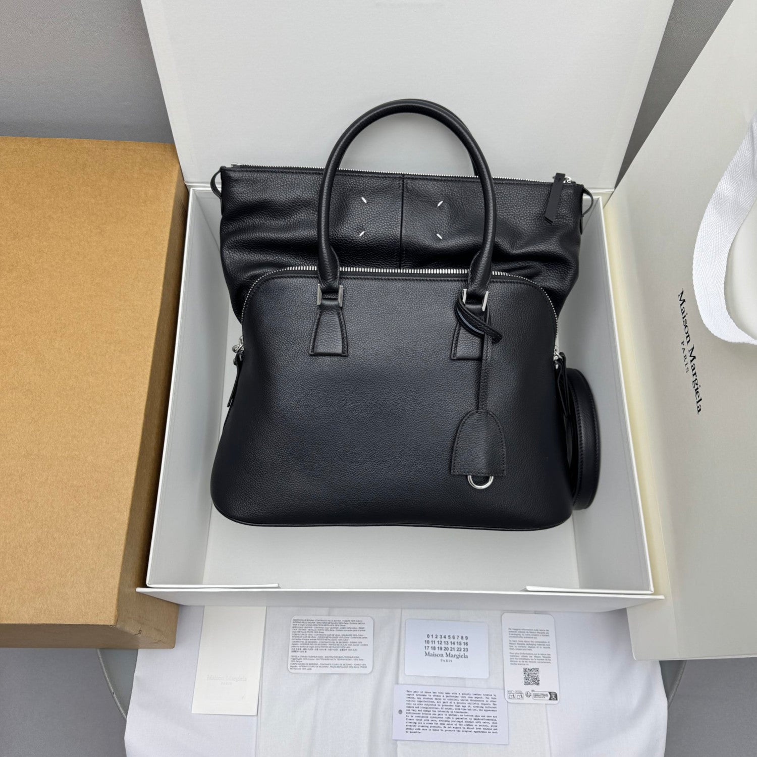 Maison Margiela New 5ac Series Handbags Medium And Small Sizes Soft Calfskin Clutch Bags  Stylish And Elegant Large Black Handbags  Bag Bags #196183