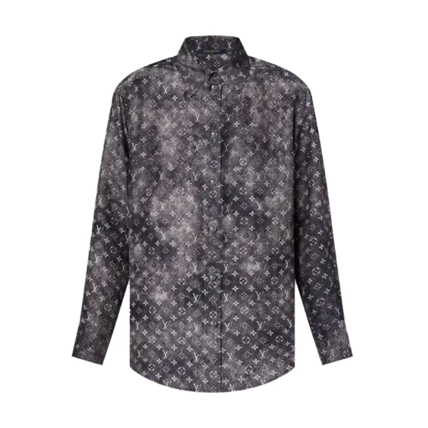 Louis Vuitton Women's Summer Letter Printed Single Breasted Long Sleeve Shirt Lace Up Casual Pants Set Suit #75558