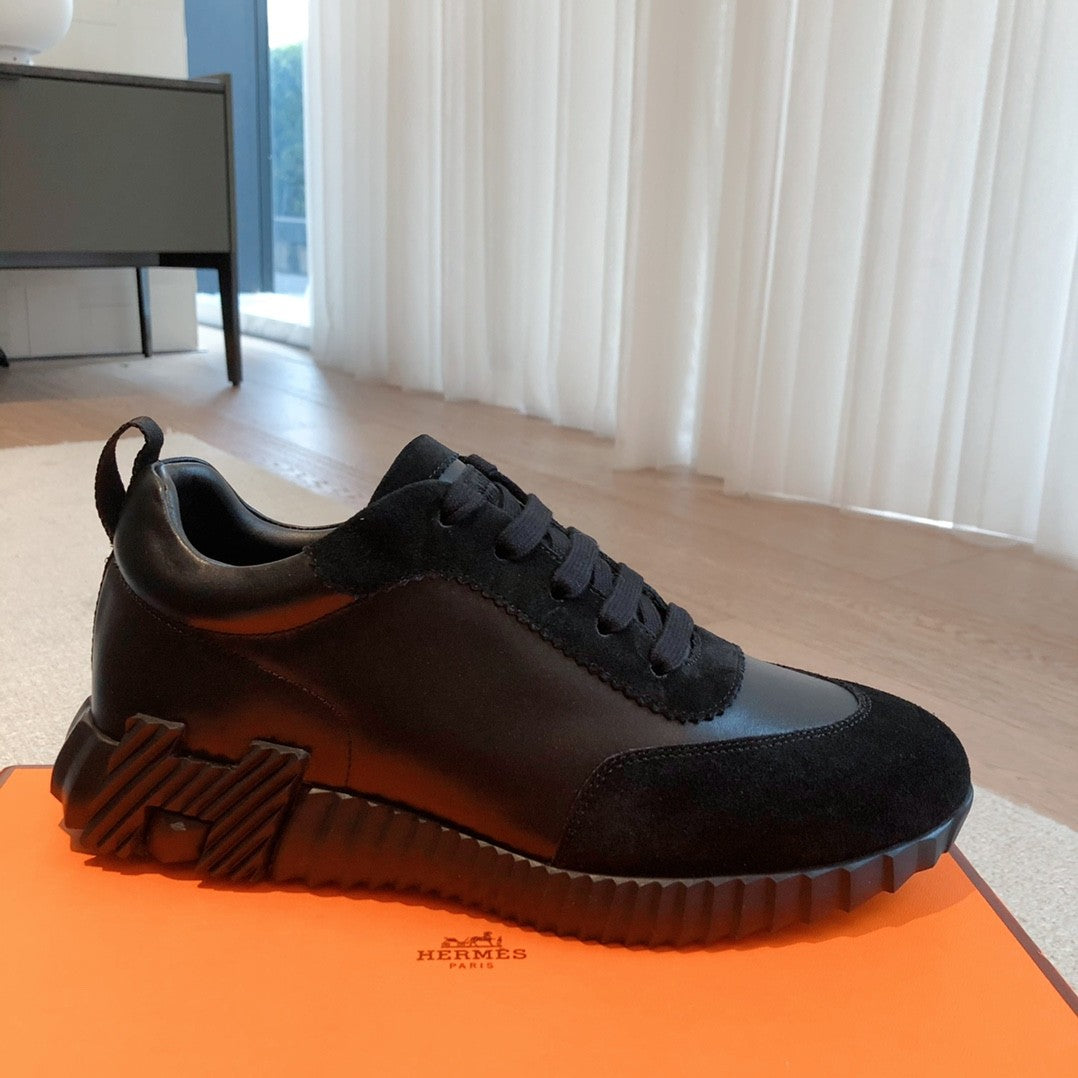 Hermes Bouncing Sneakers Men's And Women's Geometric Mesh Hundred Casual Fashion Shoes #76448