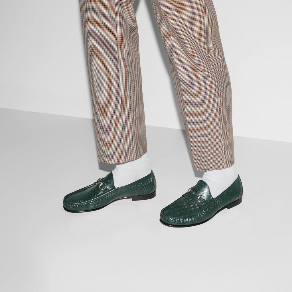 Gucci Decorative Horsebit Buckle Men's Loafers Spring And Summer Fashion Hollow Out Comfortable Breathable Flat Shoes #76854