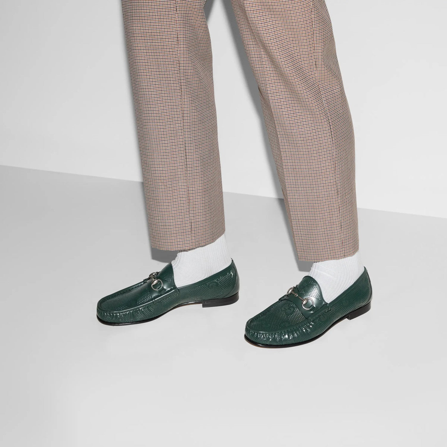 Gucci Decorative Horsebit Buckle Men's Loafers Spring And Summer Fashion Hollow Out Comfortable Breathable Flat Shoes #76854