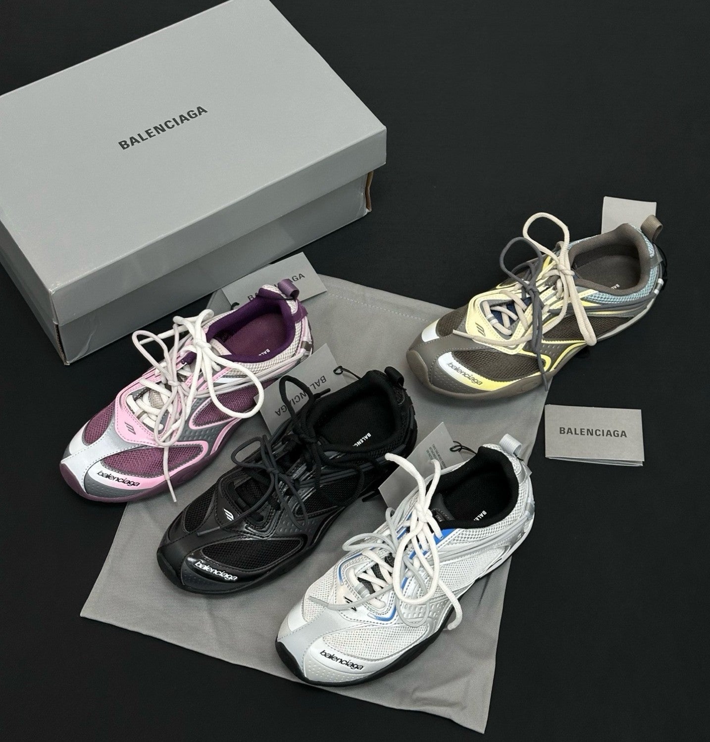 Balenciaga Radar Gradient Lines Sneaker #386998