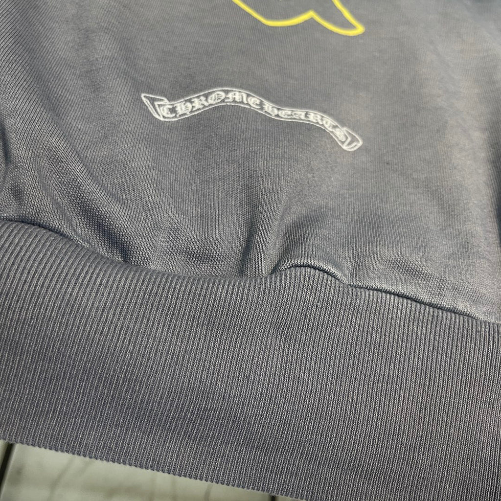 Chrome Hearts Navy Letter Hooded Sweater #21929