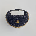 Chanel Women's Mini Woven Sequined Clutch Bag Elegant Fashionable Casual  Bags Handbag Stylish Modern Handbag #81891A