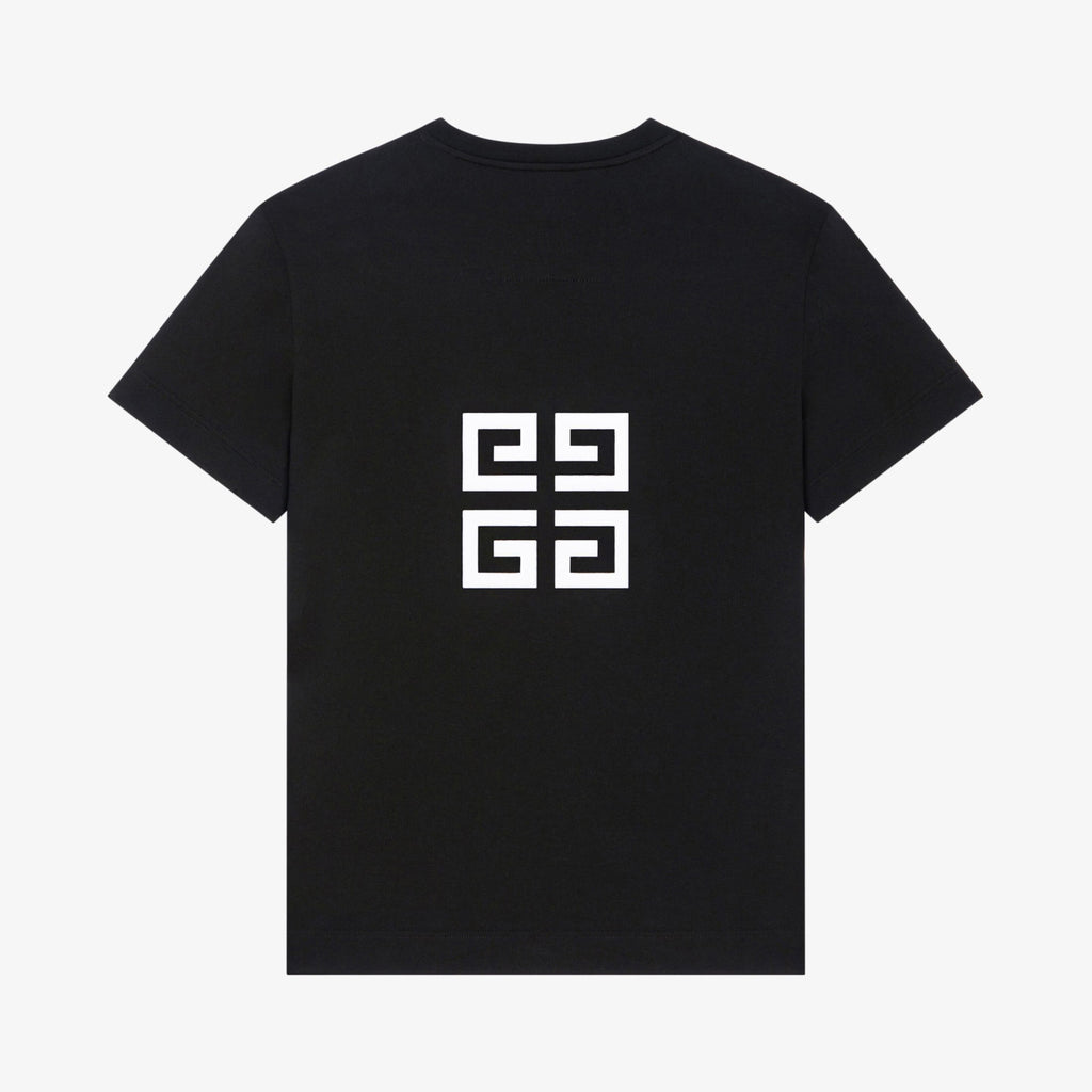 Givenchy Men's 4G Logo Oversized Black Short Sleeve T-Shirt #97284