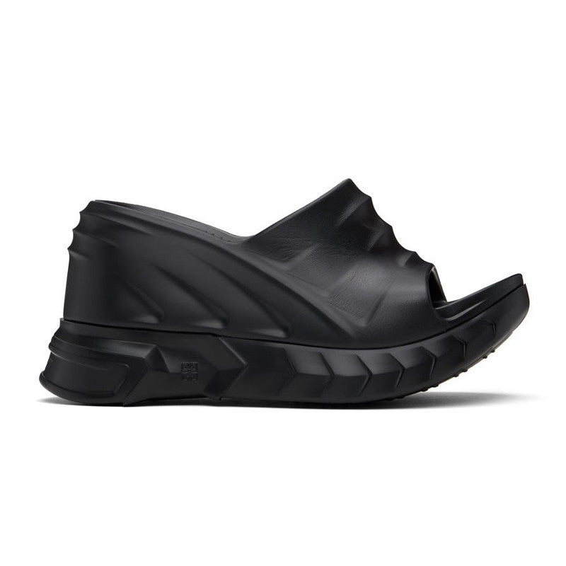 Givenchy Women's Summer Rubber Bottom Hollow Out Solid Color Thick Bottom Slope Heel Slippers Casual Shoes Heel High 10cm #81335