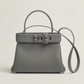 Hermes Women's Medor Lock Closure Togo Cowhide Handbag Solid Color Shoulder Crossbody Bag Bags H085055CKAB Ngvp #1771