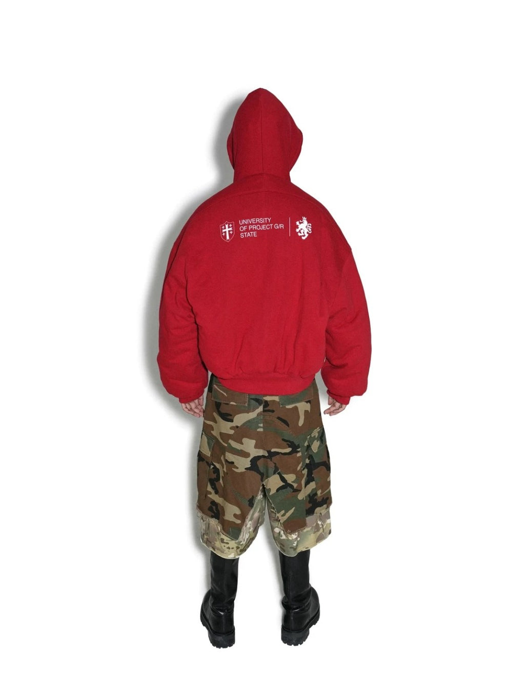 GRAILZ Project G/R Men's Summer Vintage Camouflage Layered Spliced Destruction Casual Pants Cotton Shorts Ngvp #1918