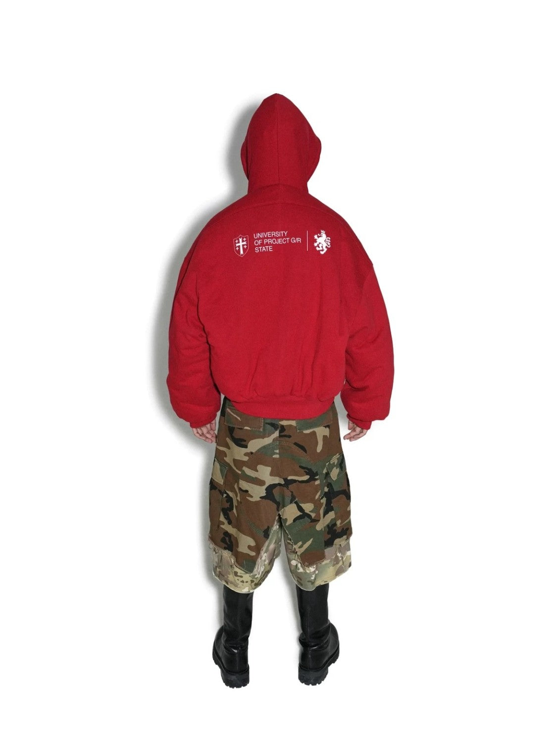 GRAILZ Project G/R Men's Summer Vintage Camouflage Layered Spliced Destruction Casual Pants Cotton Shorts Ngvp #1918