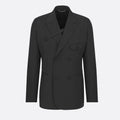 Dior Men's Fall And Winter Wool Blend Black Jacket Single-breasted Suit Top Wedding Suit Blazer Casual Jacket Ngvp #2441