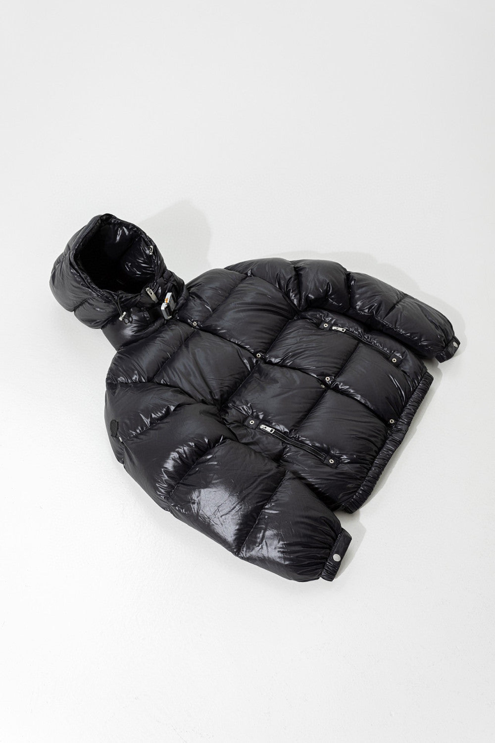 Moncler GENIUS x 1017 ALYX 9SN Short Black Hooded Puffer Jacket Ngvp #6718