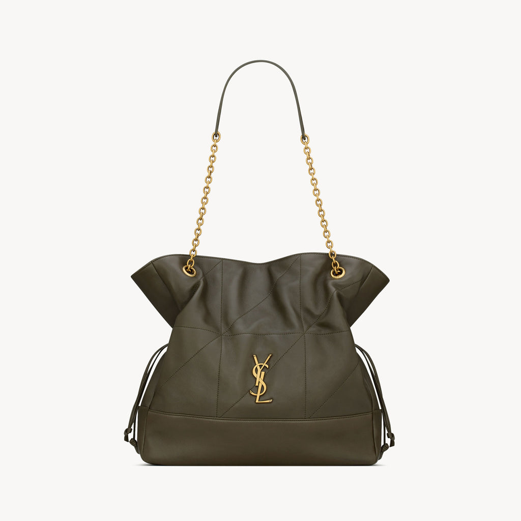 SAINT LAURENT JAMIE Women's Solid Color Suede Leather Chain Shoulder Strap Shopping Bag Shoulder Bags #75511