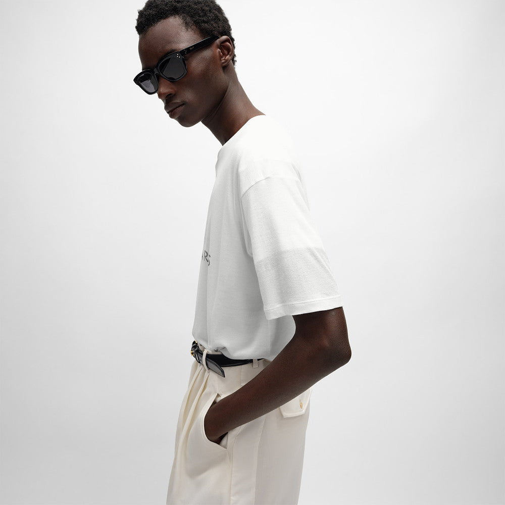 Celine Double Layered T-shirt in Fine Cotton Jersey #335870