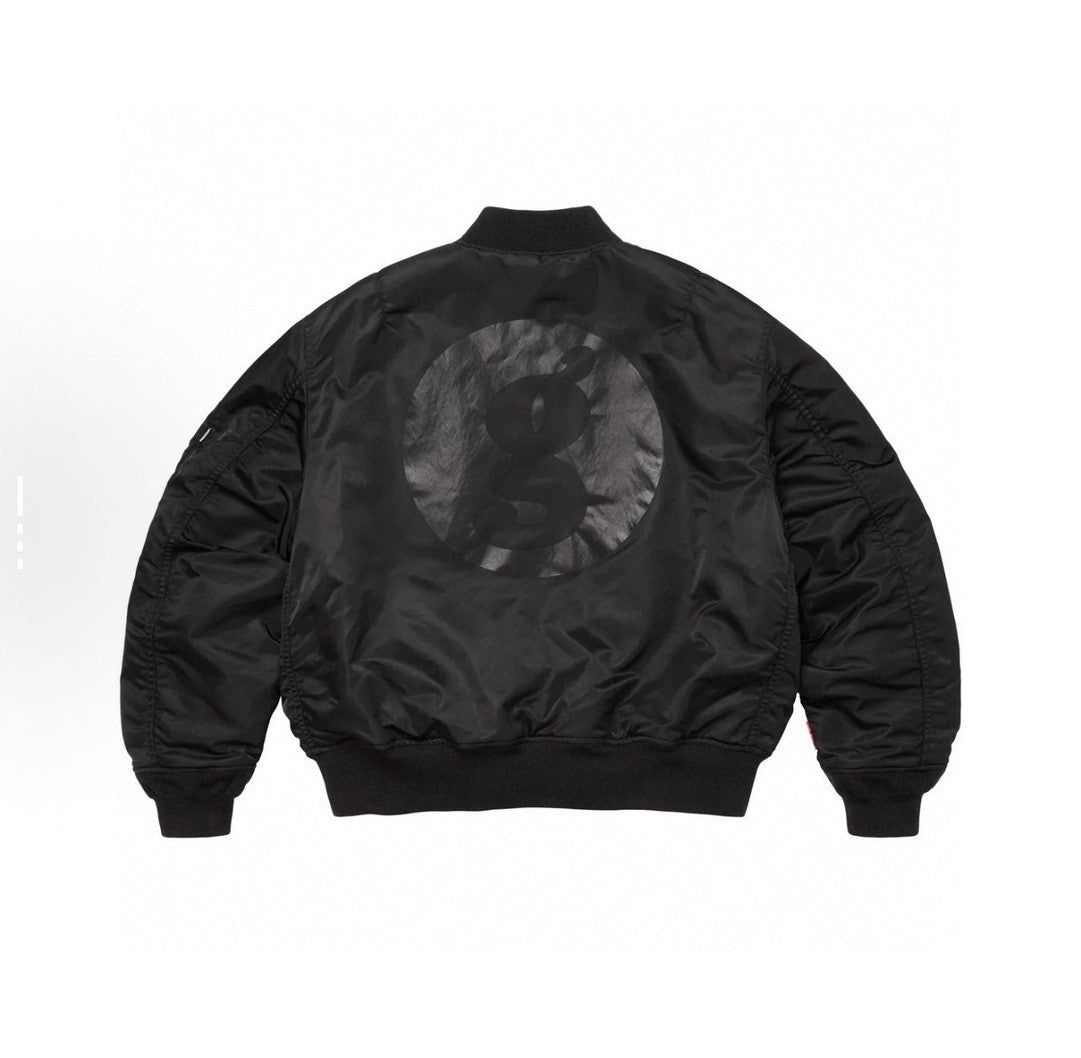 Supreme Supreme X Hiroshi Fujiwara Goodenough Collaboration Men's Autumn/winter Ss25 Patch Logo Design Zip-up Long-sleeved Jacket Includes Eight Diy Customisation Badges Ngvp #2627