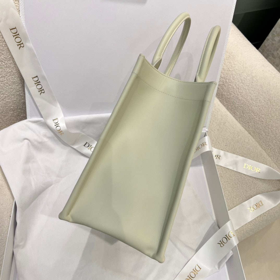 Dior Book Tote Women's Detachable Adjustable Shoulder Strap Rattan Checkered Cowhide Leather Solid Color Shopping Bag Single Shoulder Slanting Tote Bags #75338
