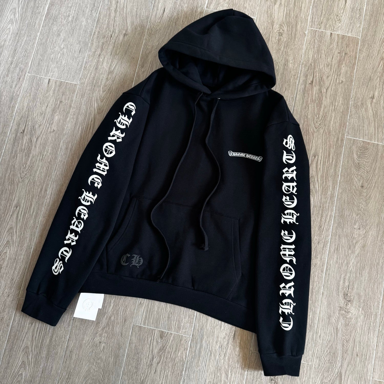 Chrome Hearts Sanskrit Letters on the Side Jacket Hooded Sweatshirt Pants #375726