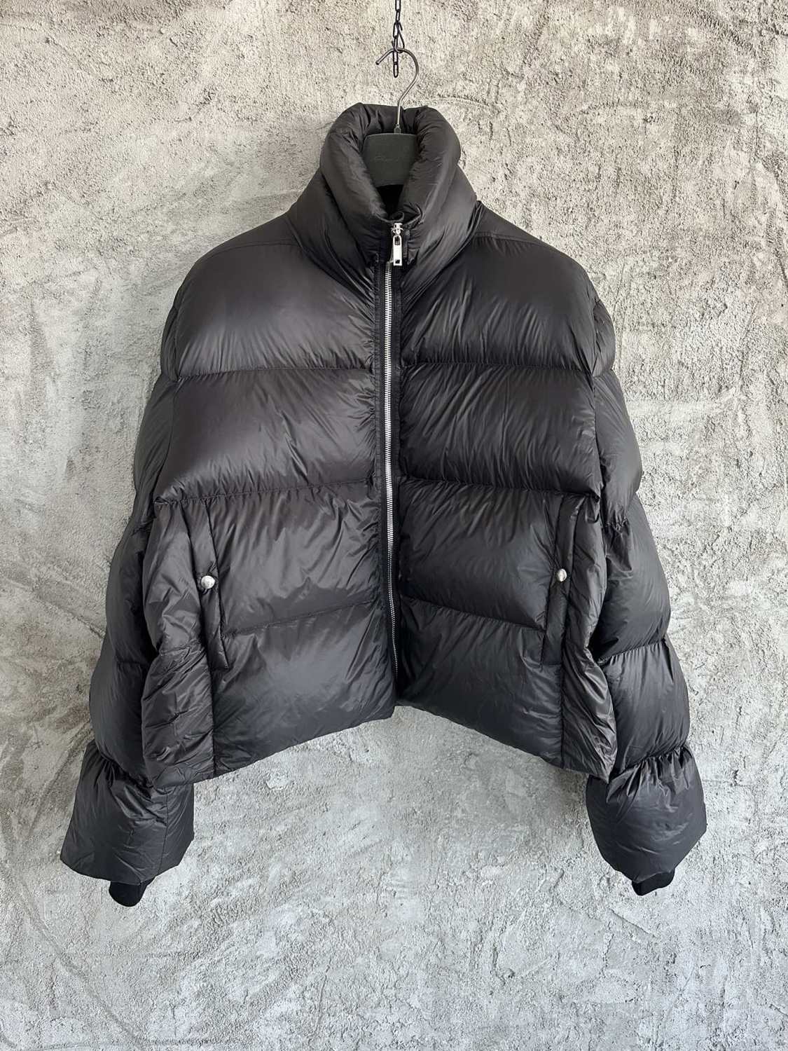 Rick Owens Men's Autumn And Winter Dark Style Collar Zip Down Jacket Warm High Street Fashion Casual Versatile Down Coat  Ngvp #9791
