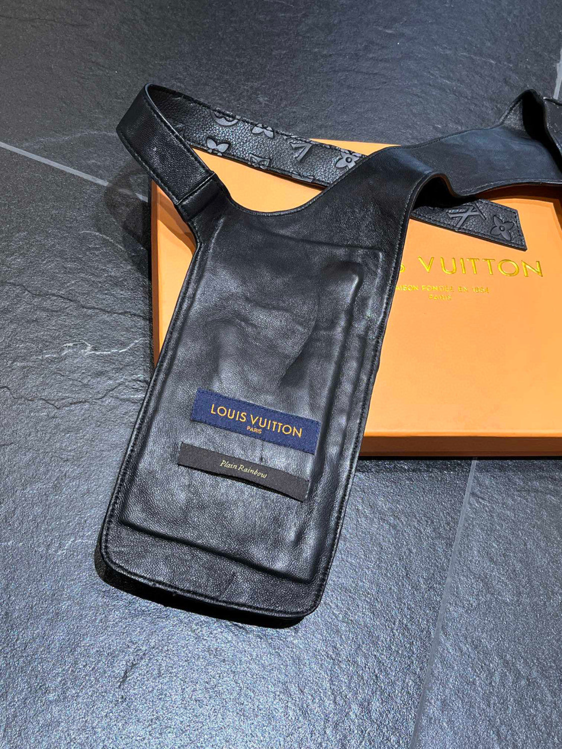 Louis Vuitton Leather Printed Vest With Accessories #22172