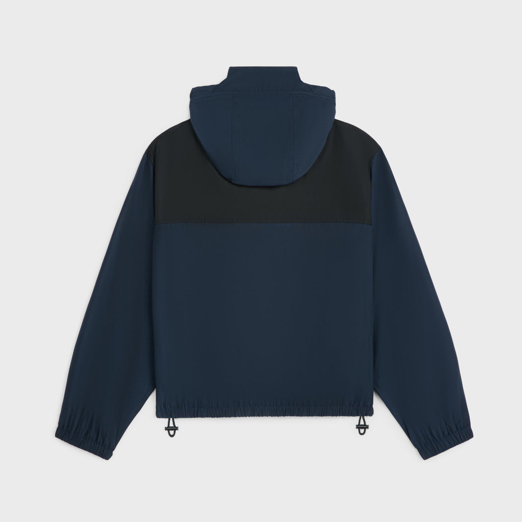 Celine Men's And Women's Spring/fall Fashion Casual Color Block Hooded Jacket With Drawstring Waist Jacket #78934
