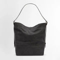 Lemaire Women's Canvas Tote Bag Fashion Trend Denim Splicing Leather Large Bags Shoulder Bag Ngvp #1733