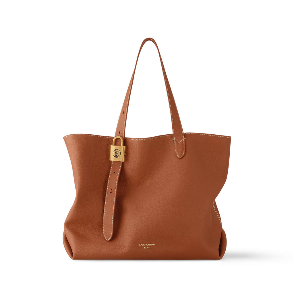Low Key Cabas Louis Vuitton Women's Solid Color Adjustable Shoulder Strap Letter Logo Inside Cowhide Shopping Bag Shoulder Tote Bag Bags #75412