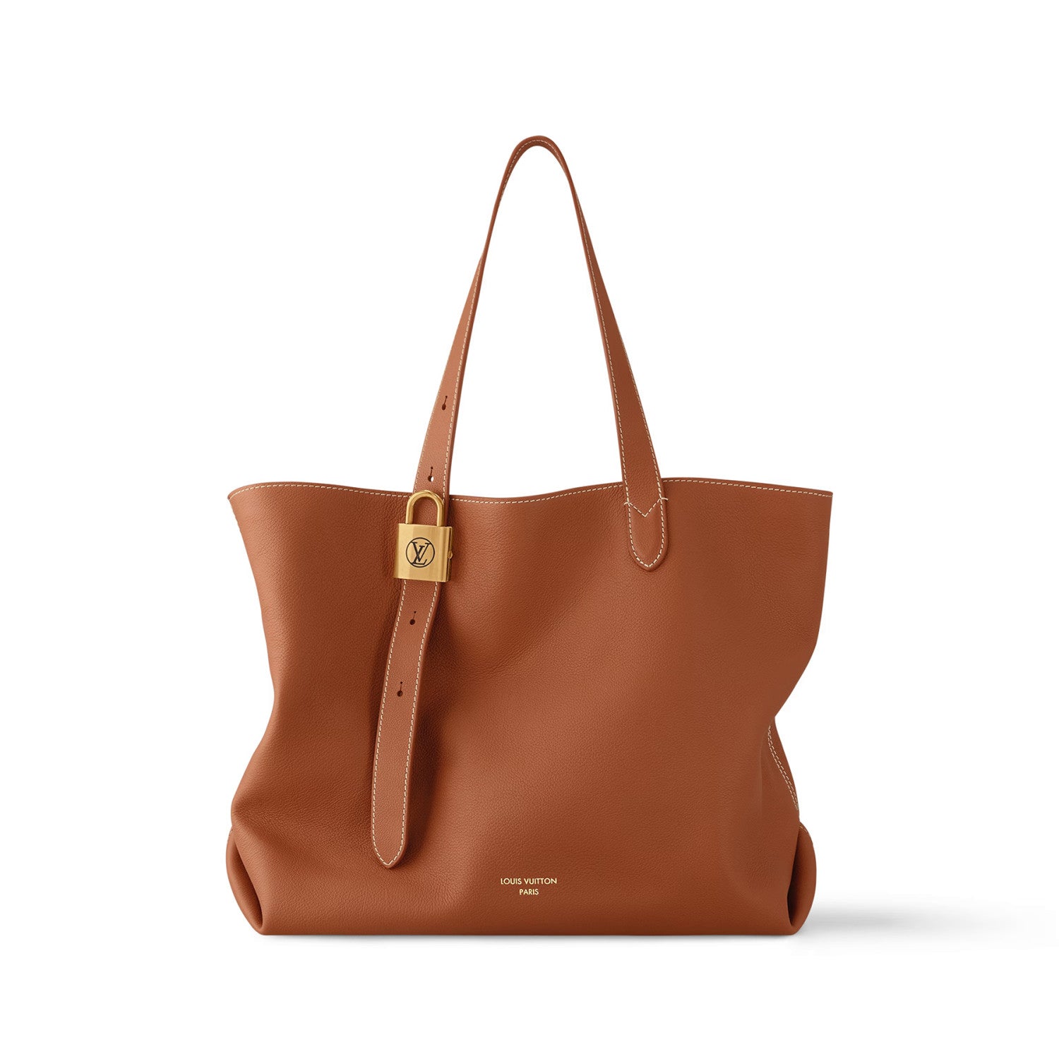 Low Key Cabas Louis Vuitton Women's Solid Color Adjustable Shoulder Strap Letter Logo Inside Cowhide Shopping Bag Shoulder Tote Bag Bags #75412