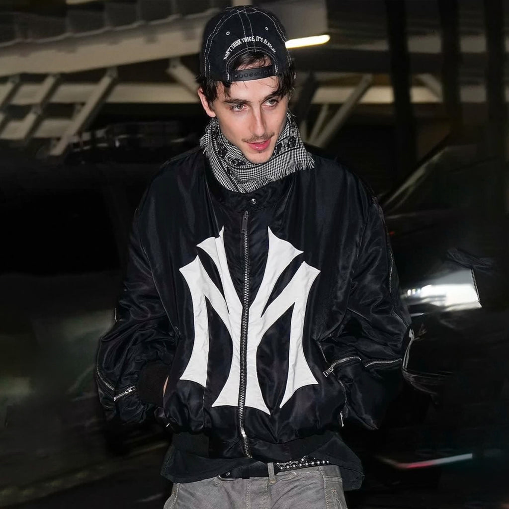 Mowalola My City Zip Jacket Ma-1 Bomber Yvl Playboicarti Autumn Winter High Street Dark Hip Hop Round Neck Long Sleeve Jacket Ngvp #1349
