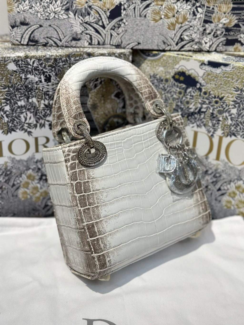 Dior Women's Fashion Classic Logo Badge Decorated Leather Chain Handbag Tote Shoulder Bag Bags #78757