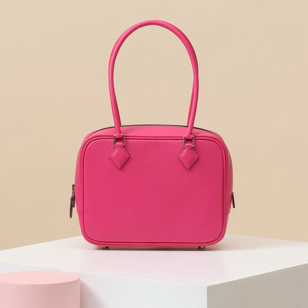 Hermes Plume 21 Mini Handbag Goatskin Tote Bag Solid Colour Fashionable And Elegant Crossbody Bag Luxury Square Clutch Bags Pl200230 #197374