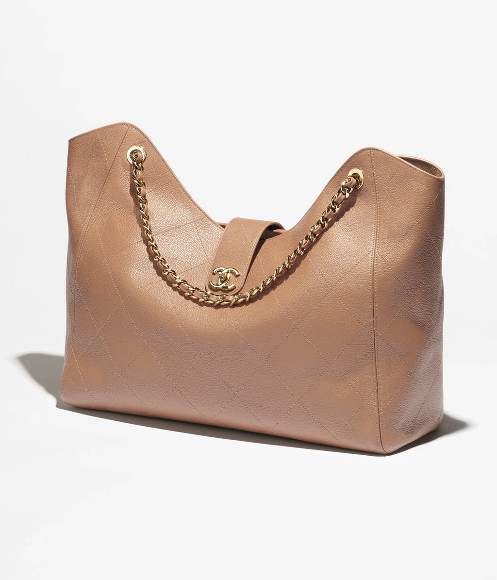 Chanel 2026 New Arrival Women's Early Spring Diamond-quilted Brown Tote With Chain Strap A Stylish Elegant Hobo Underarm Bag Perfect For Shopping Lady Bags #197125