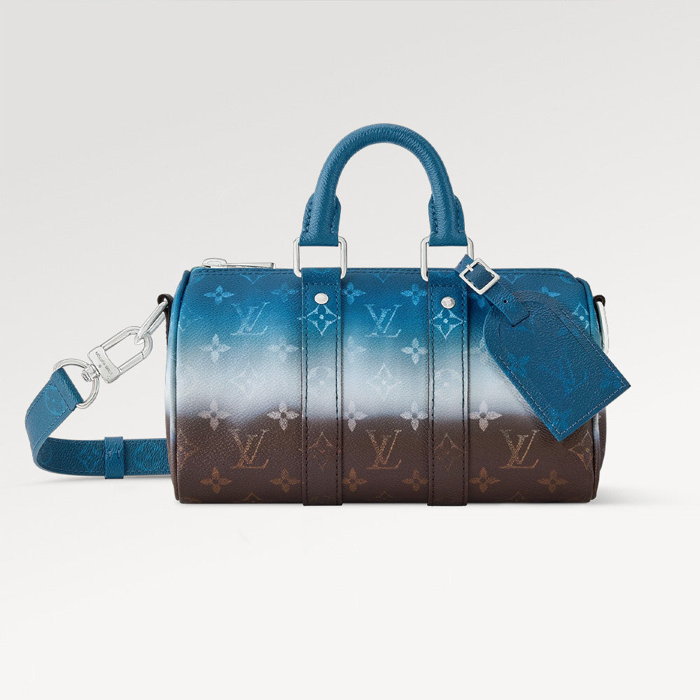 Louis Vuitton Keepall Bandoulière 25 Handbag In Miami Colors Monogram Glow Canvas Men's Crossbody Bag And Clutch Bags M28026 #196938