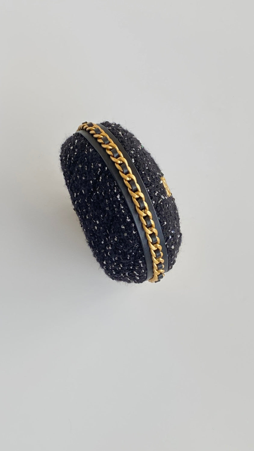 Chanel Women's Mini Woven Sequined Clutch Bag Elegant Fashionable Casual  Bags Handbag Stylish Modern Handbag #81891A