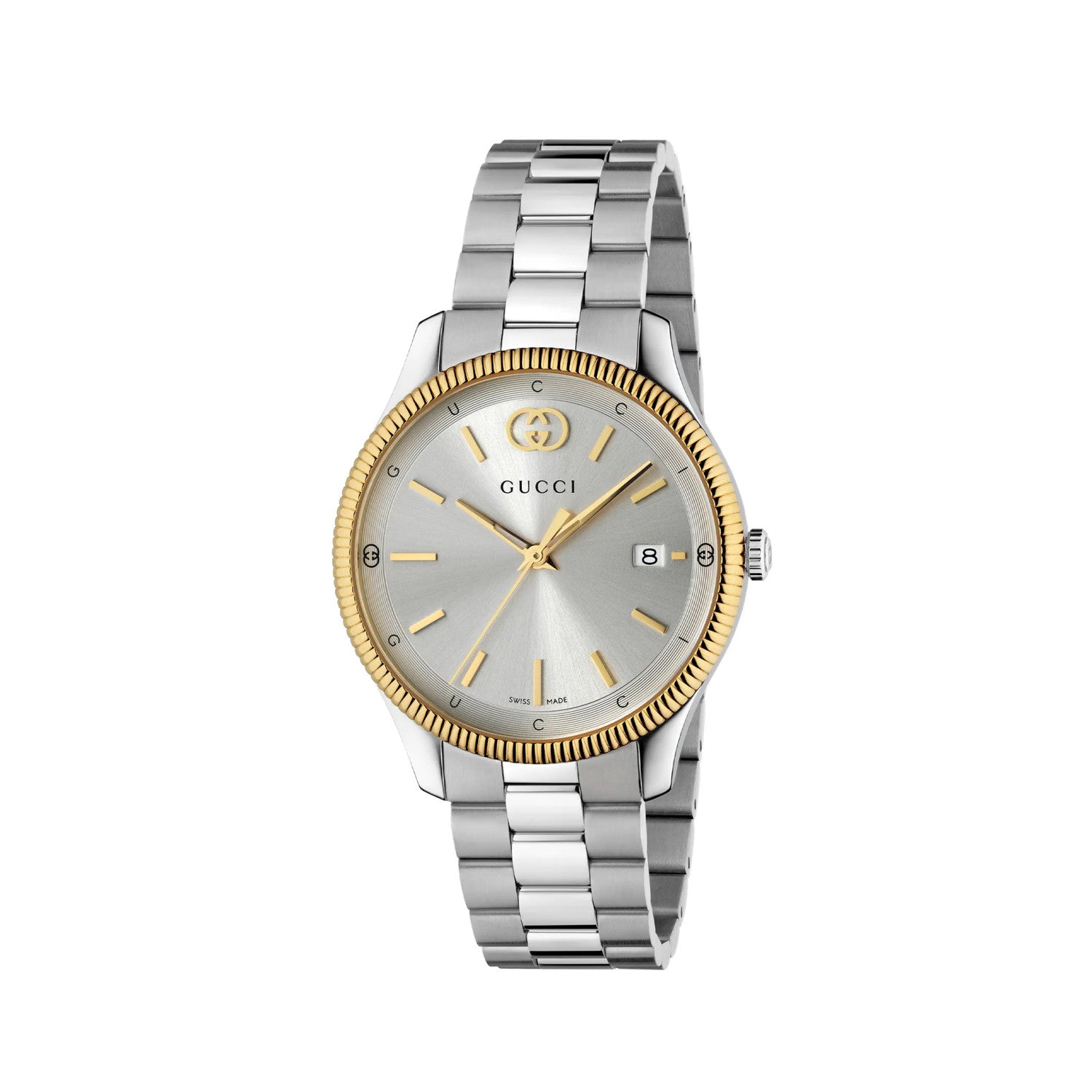 Gucci G-Timeless Men's And Women's Solid Color Stainless Steel Bracelet Quartz Movement Dial Watch #77428