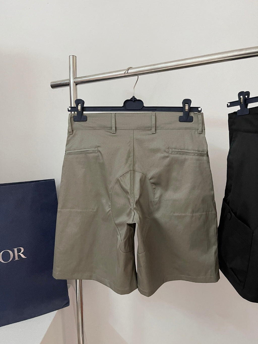 Dior Dior And Stone Island Men's Summer Solid Color Letter Logo Casual Fit Bermuda Shorts #75358