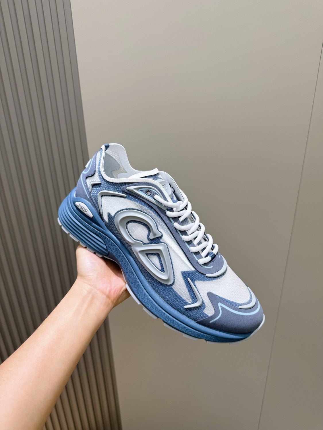 DIOR B30 Countdown Tech Sneaker Semi-Transparent N3O Nylon Technical Fabric and Rubber #381134