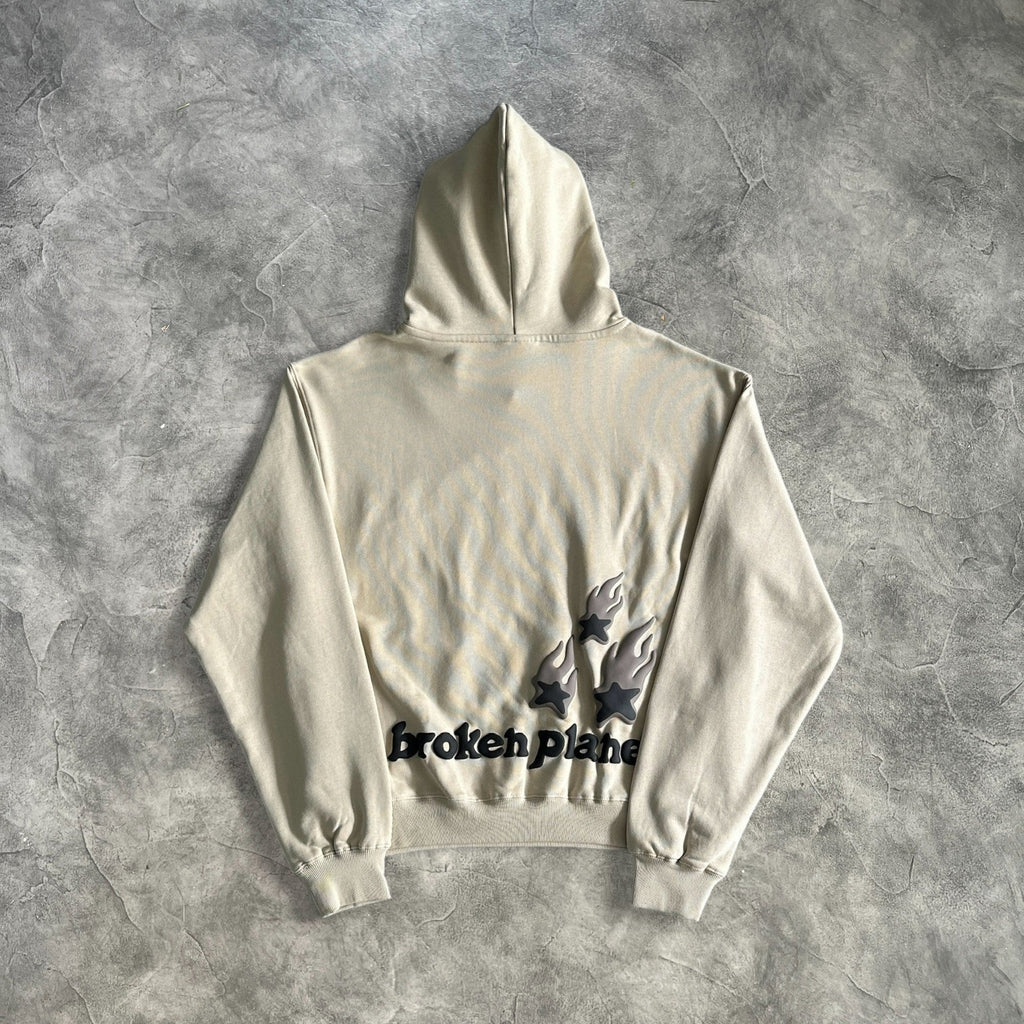 Broken Planet Heartless Love Hoodie Bone White