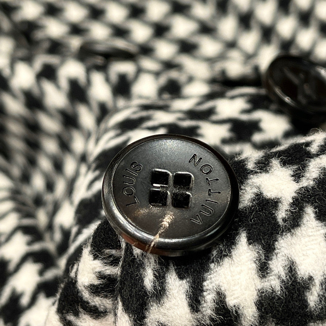 Louis Vuitton Thousand Bird Plaid Double Breasted Jacket Ngvp #6777