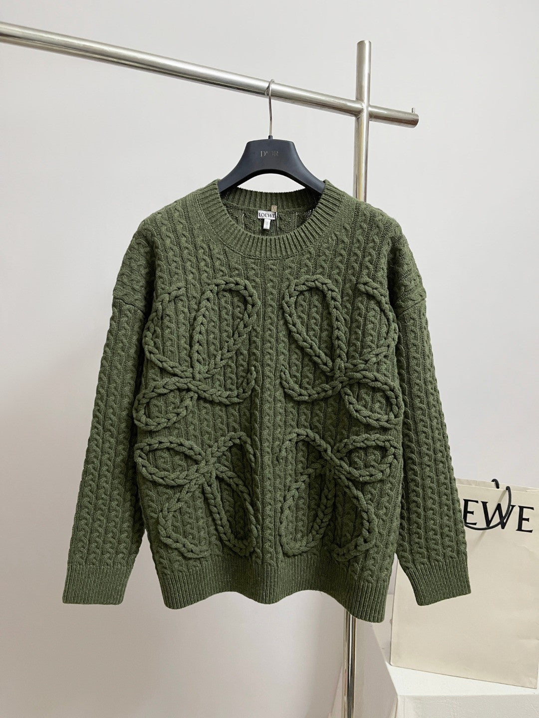 Loewe Knitted Wool Sweater #333908