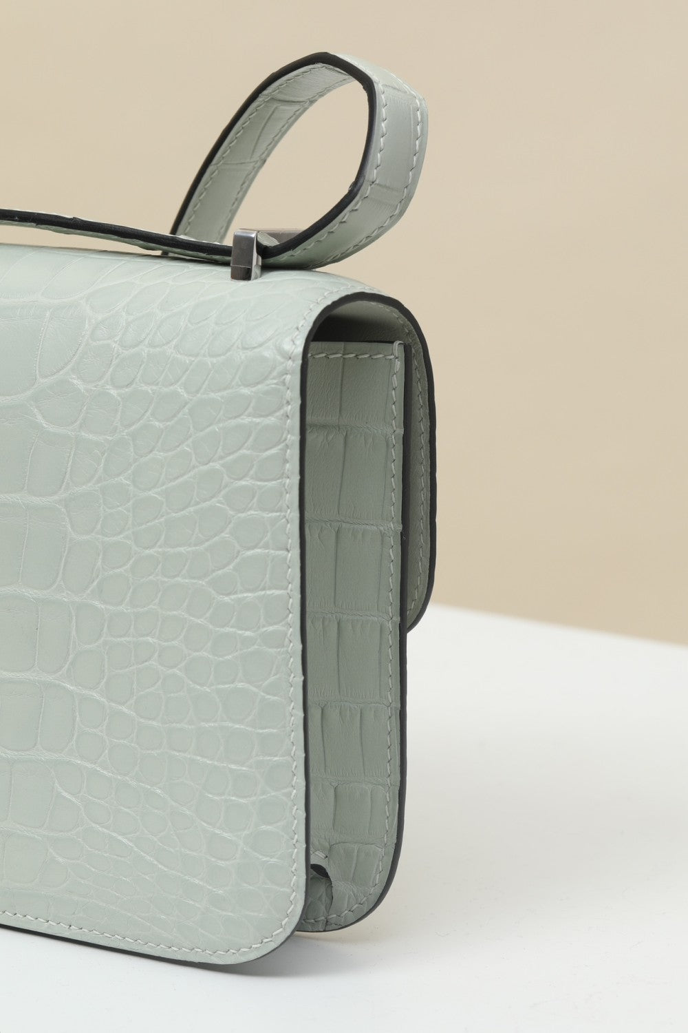 Hermes Women's Fashion Classic Matte Alligator Leather Underarm Bag Shoulder Bag Tote Bag Bags CJG2401600 #78784