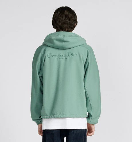 Dior Men's Fashion Casual CD Double Sided Hooded Zipper Long-Sleeve Sports Jacket #78595