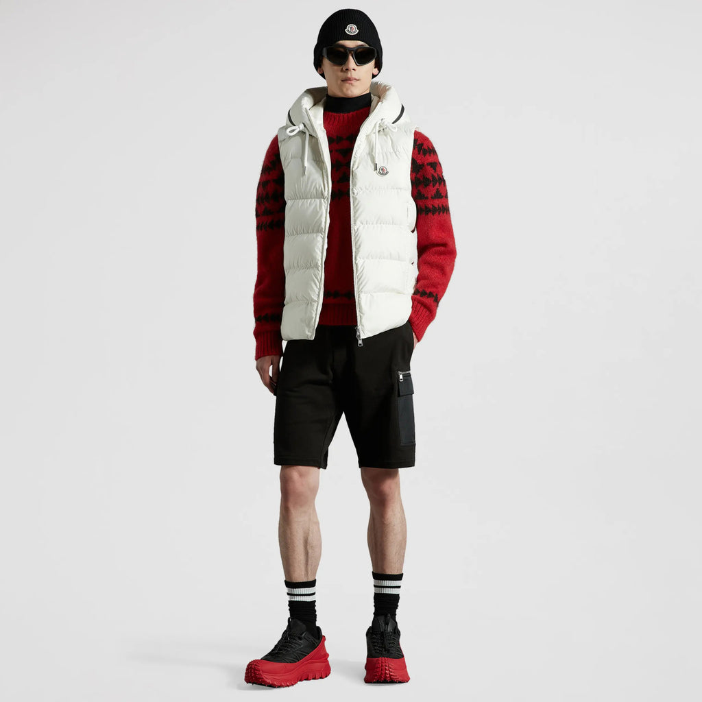 Moncler Cardamine Men'S Hooded Down Waistcoat Autumn And Winter Fashion Comfortable Simple Warm Logo Zip Jacket Vest #81158
