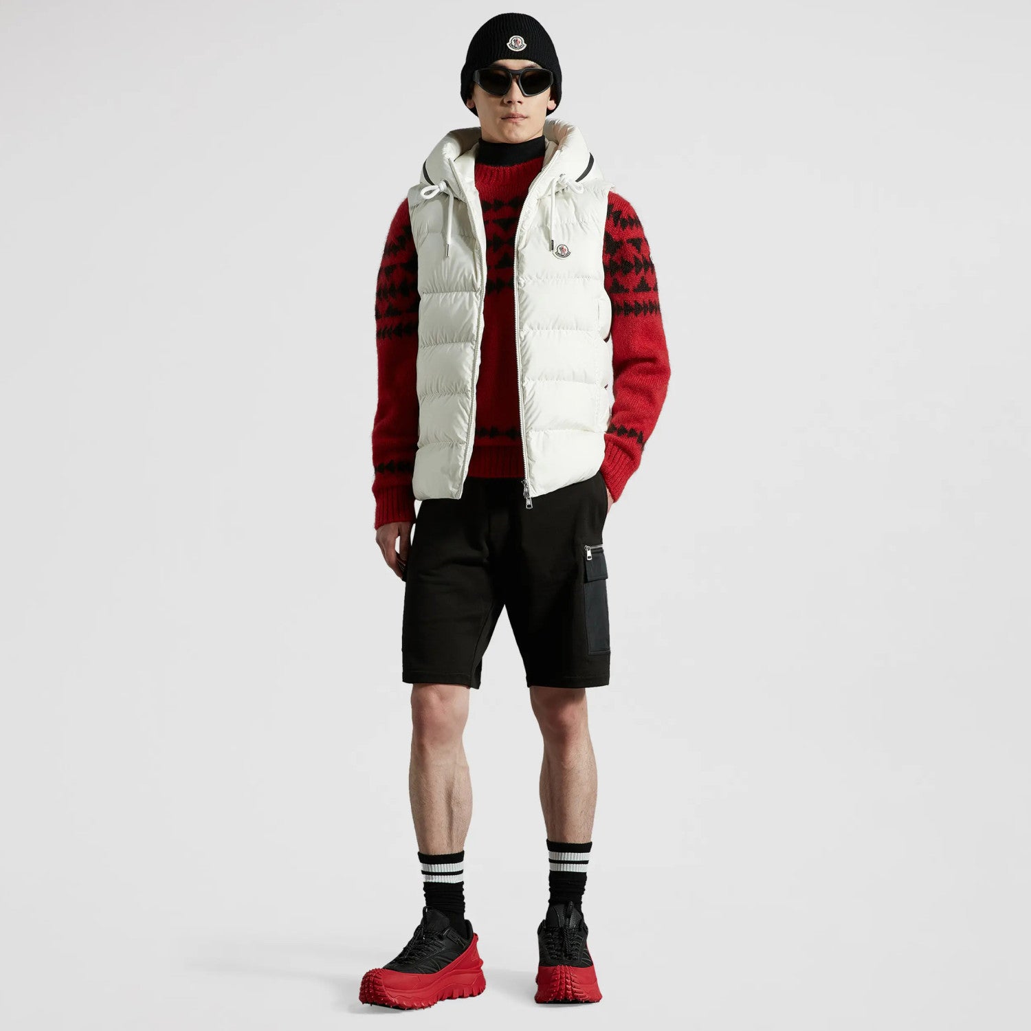 Moncler Cardamine Men'S Hooded Down Waistcoat Autumn And Winter Fashion Comfortable Simple Warm Logo Zip Jacket Vest #81158